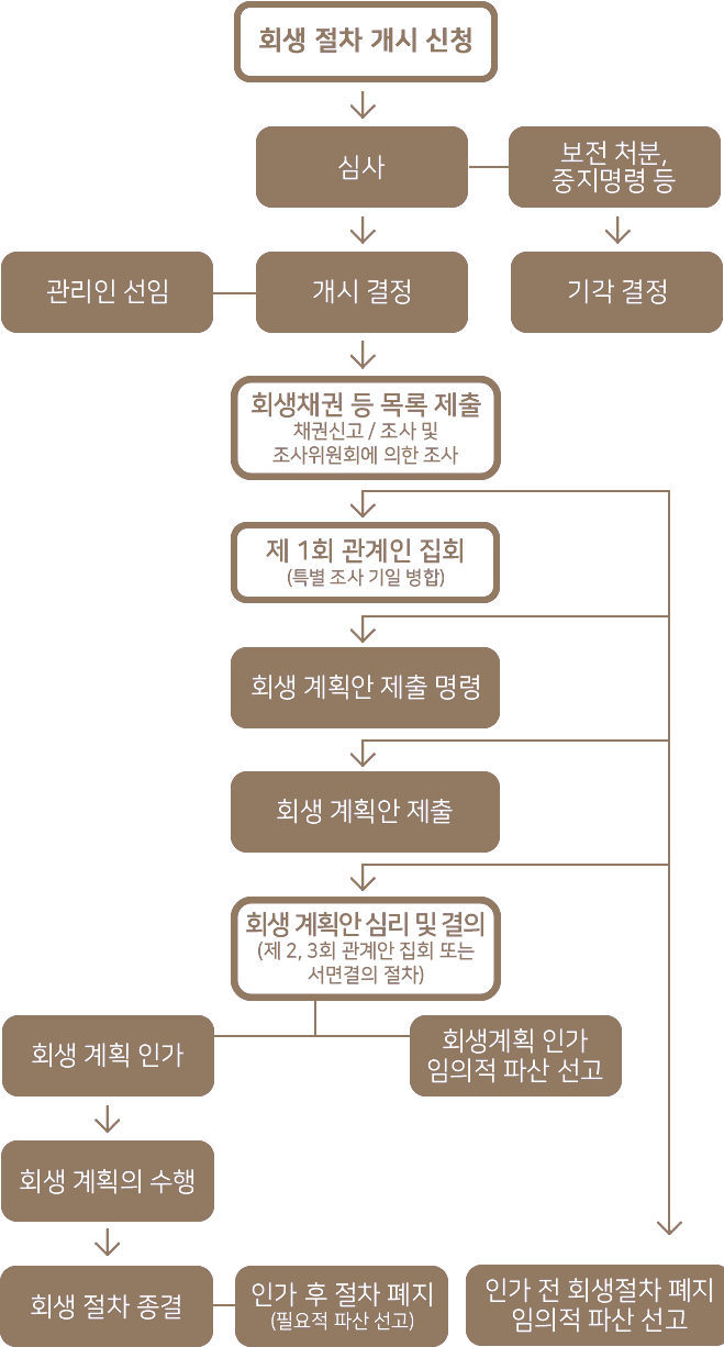 일반회생의 진행절차